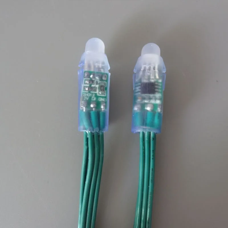 50 шт./компл. DC5V адресуемый 12 мм WS2811 Светодиодный умный пиксельный узел RGB