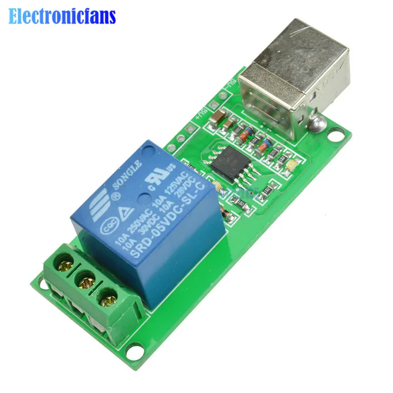 

1 Channel USB Relay 5V Programmable Computer Control For Smart Home