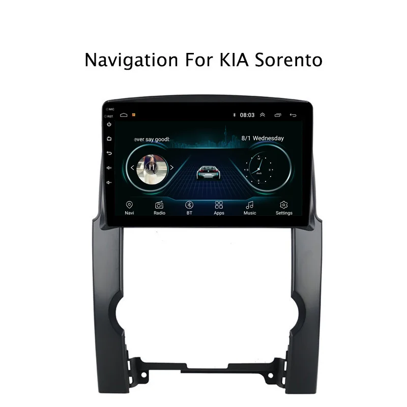 10 1 &quot2.5D ips Android 8 автомобиль DVD gps плеер для Kia Sorento 2009 2010 2011 2012 автомобилей Радио