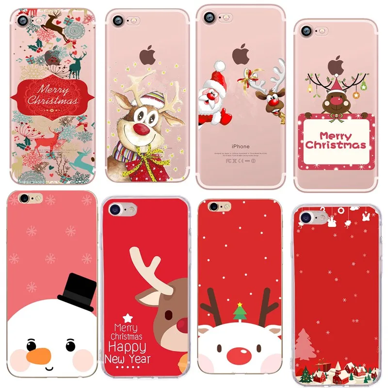 Чехол для coque iphone 6s 6 S Рождественский Мягкий силиконовый чехол для iphone XS Max чехол для Apple iphone XR X 7 8 Plus 5 5S сумка для телефона