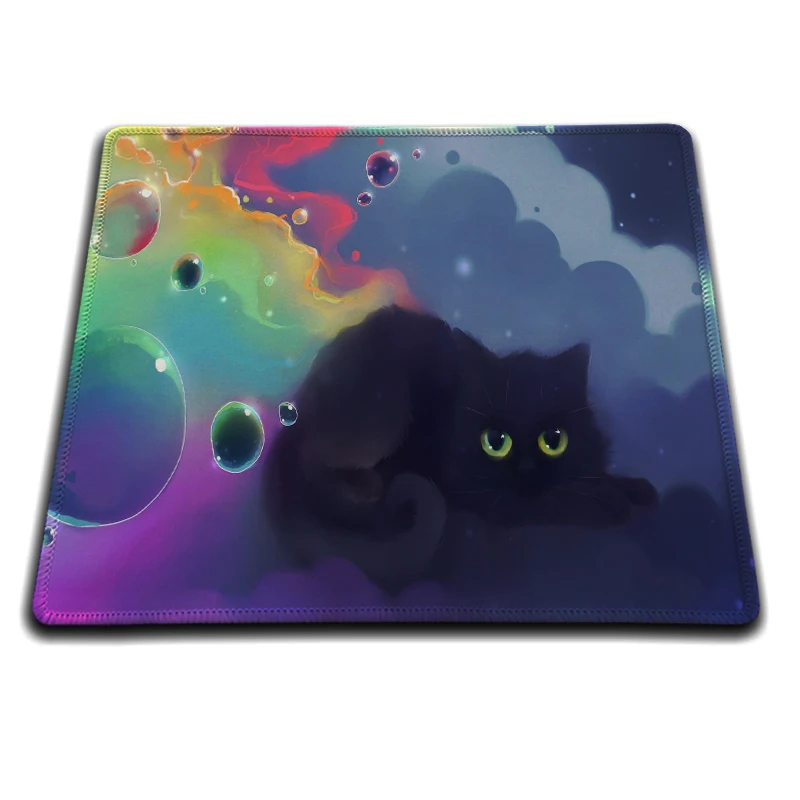 

MaiYaCa Black Cats Mouse Mats Computer Laptop 18*22cm and 25*29cm