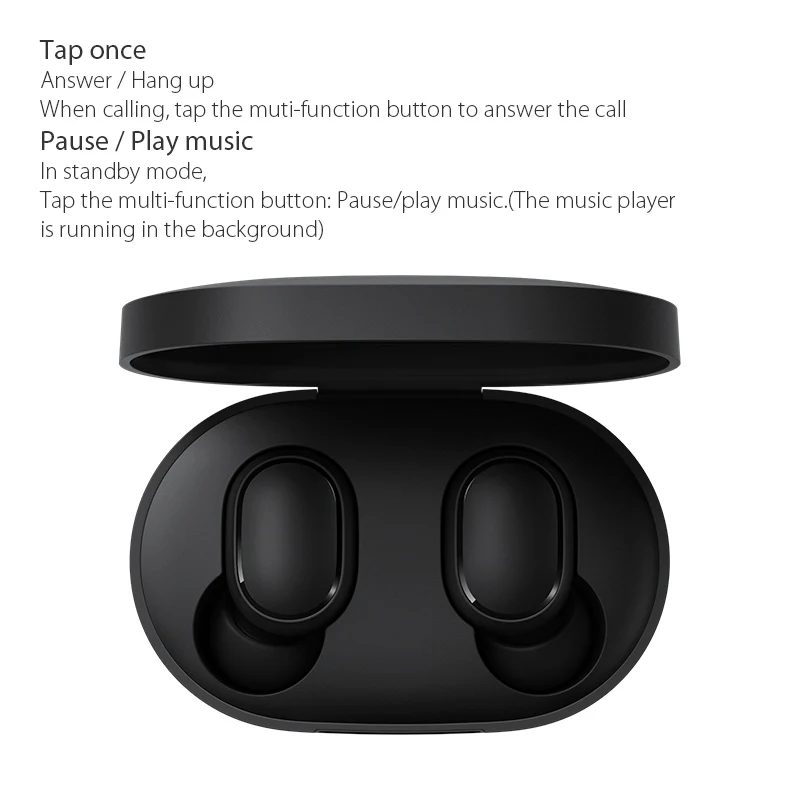 В наличии Xiaomi Redmi Airdots TWS Bluetooth 5 0 наушники стерео беспроводные активное