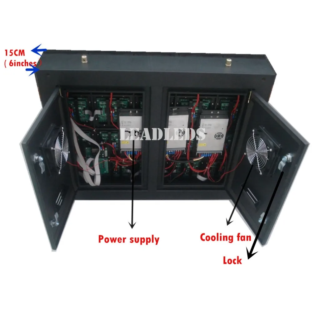 4 шт. 96x96 см P10 панель со светодиодным дисплесветодиодный наружный RGB полноцветный