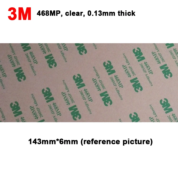 3M 468MP 200MP Double Sided Adhesive Transfer Tape Touch Screen Phone Repair 3500 Sheets 143mmx6mm high performance