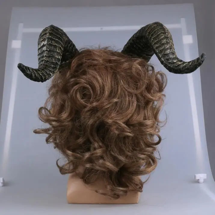 Маска с капюшоном из фильма Принц шлемы длинный парик ужас Зверь Лев для вечерние