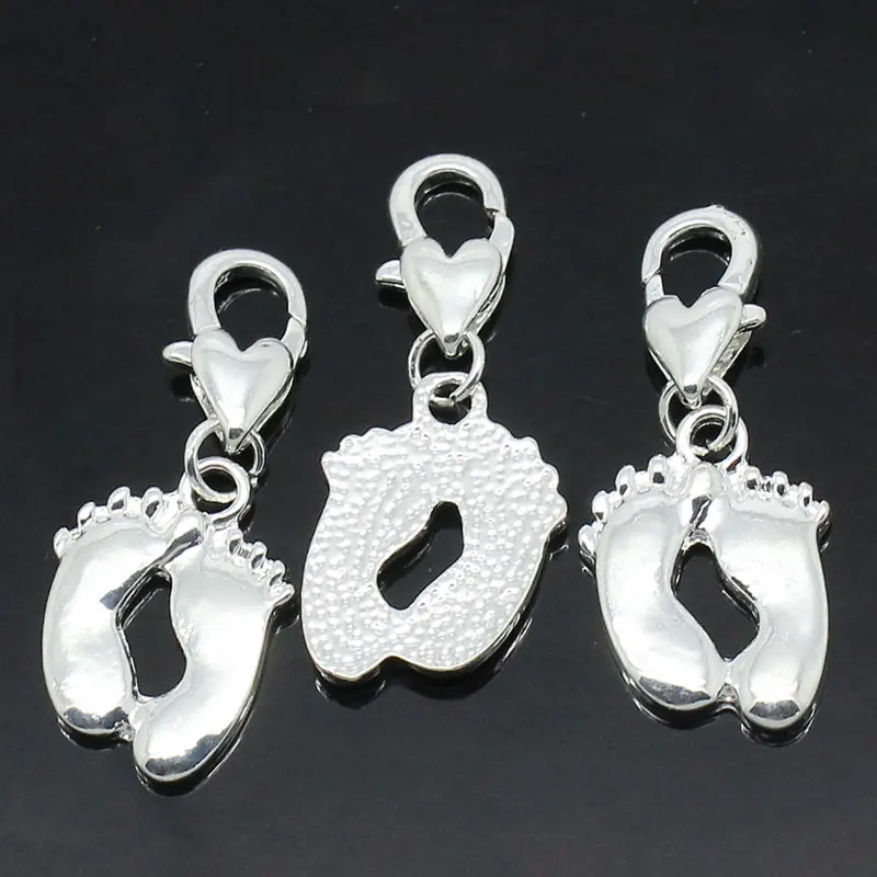 DoreenBeads клипсы для подвесок из цинкового металлического сплава Подвески ног