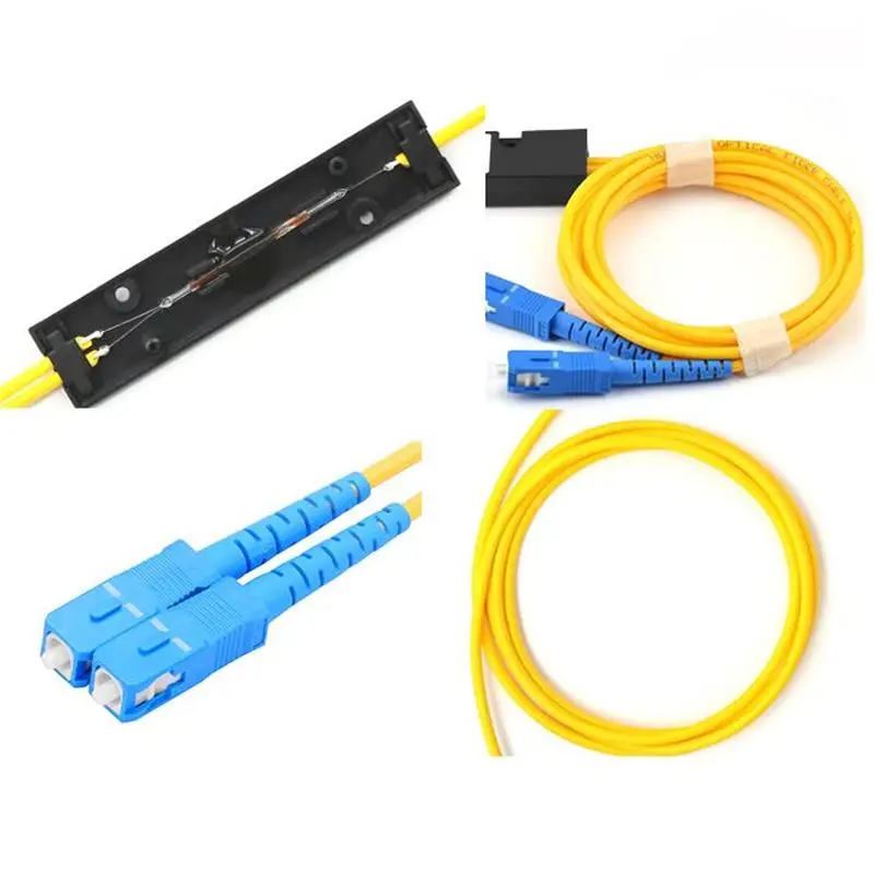 1310/50/50 нм коэффициент связи SC/UPC ABS коробка тип 1x2 соединитель 1*2 FBT|Детали устройств