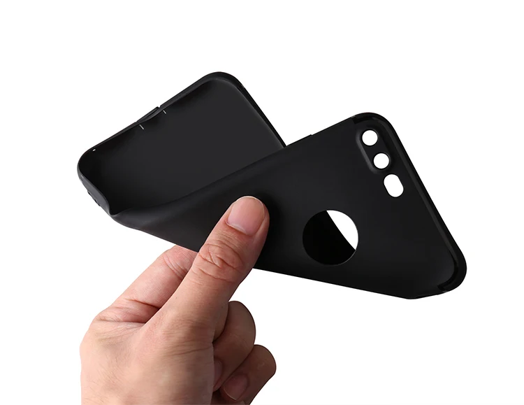 Для Apple iphone 7 Plus iphone X чехол тонкий мягкий, силиконовый, из ТПУ для iphone 6 6 S Plus матовая полная задняя+ Пылезащитная заглушка 10 шт./партия