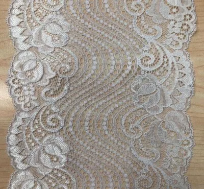 White 2 ярда 18 см ширина эластичный кружевной отделкой ленты вышитые мульти стрейч кружевной ткани шитье аппликация Lingeire бюстгальтер свадебное платье DIY - Цвет: White