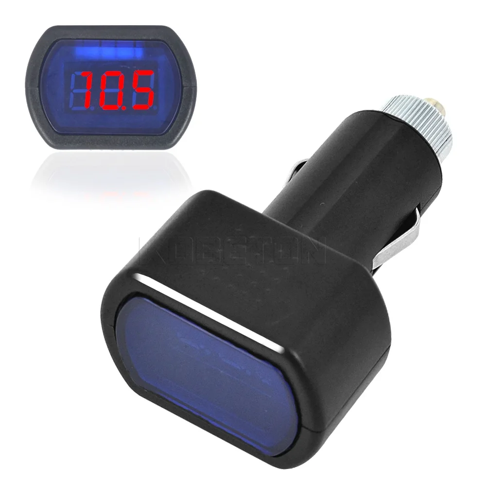 Новый автомобильный Измеритель Напряжения аккумулятора Тестер постоянного тока