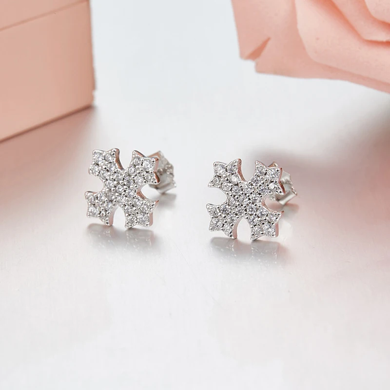 Женские серьги из серебра 925 пробы с цирконом AAA | Украшения и аксессуары