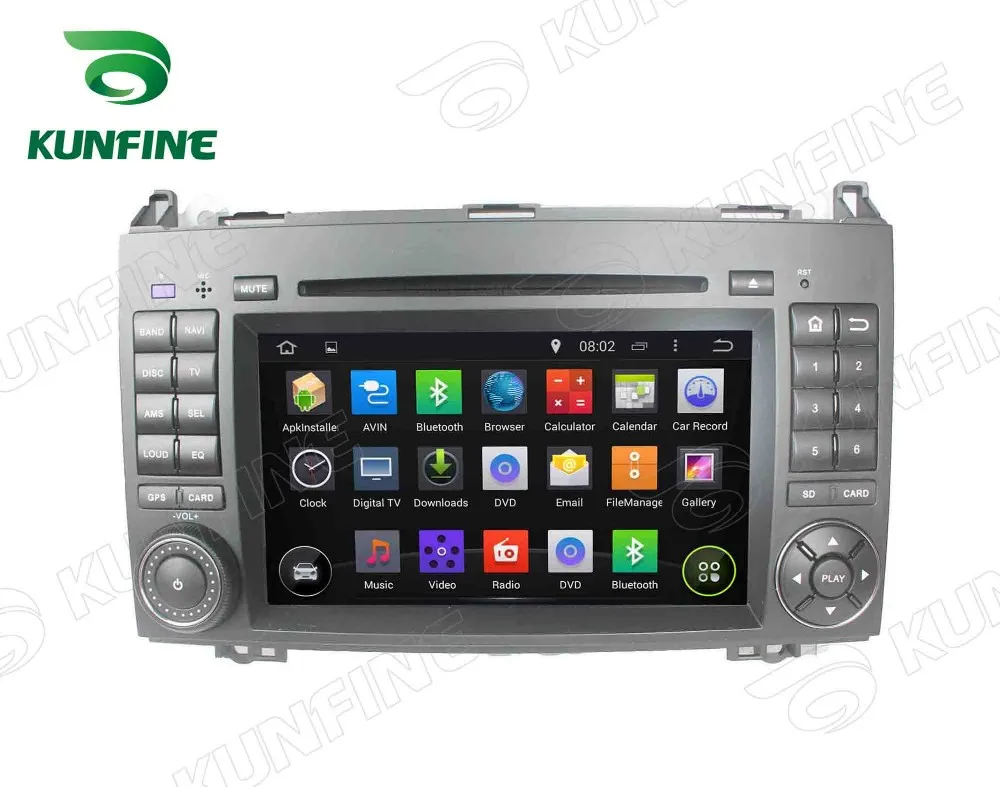 7 дюймов Quad Core 1024*600 Android 5.1 dvd-gps-навигация плеер стерео для Benz A-W169/ b-W245 05-11 и VITO/Viano 09-11