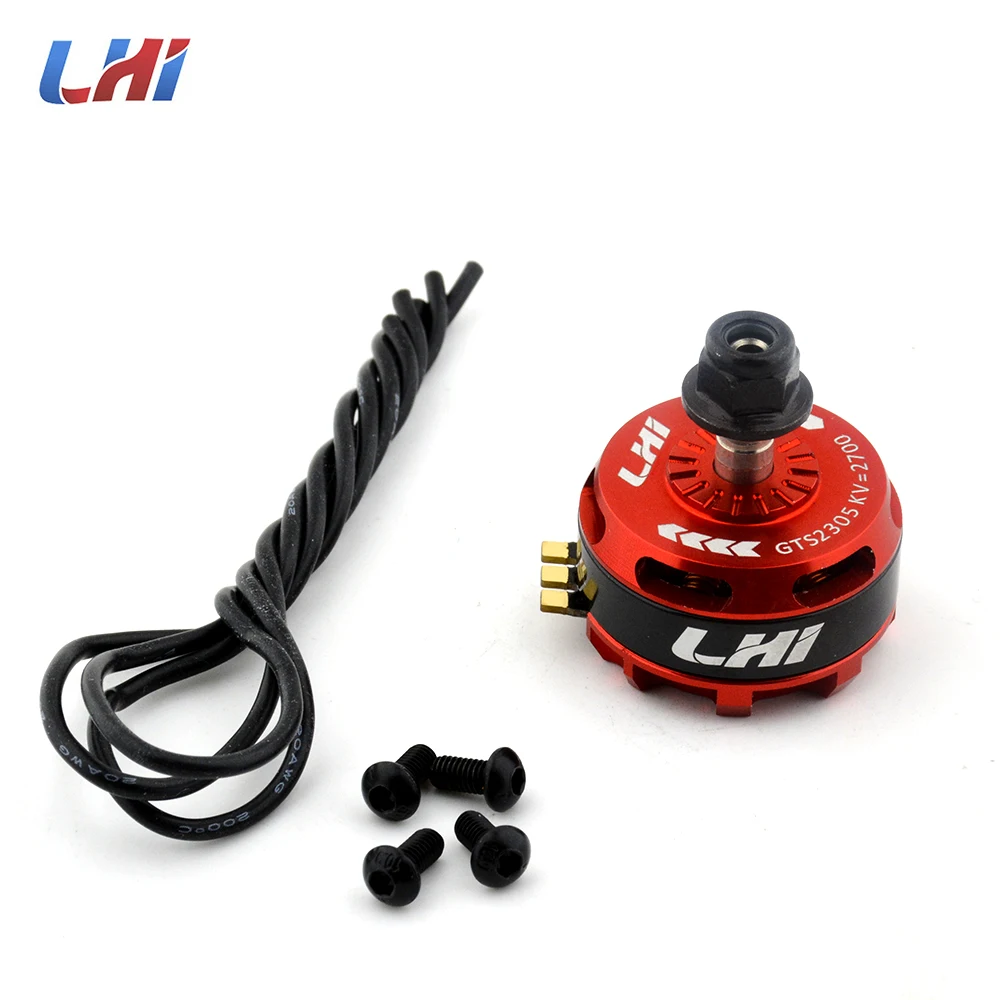 Красный LHI GTS2305 2305 2700kv бесщеточный двигатель 3 5S для QAV X 214 рептилия 220 250 270 FPV