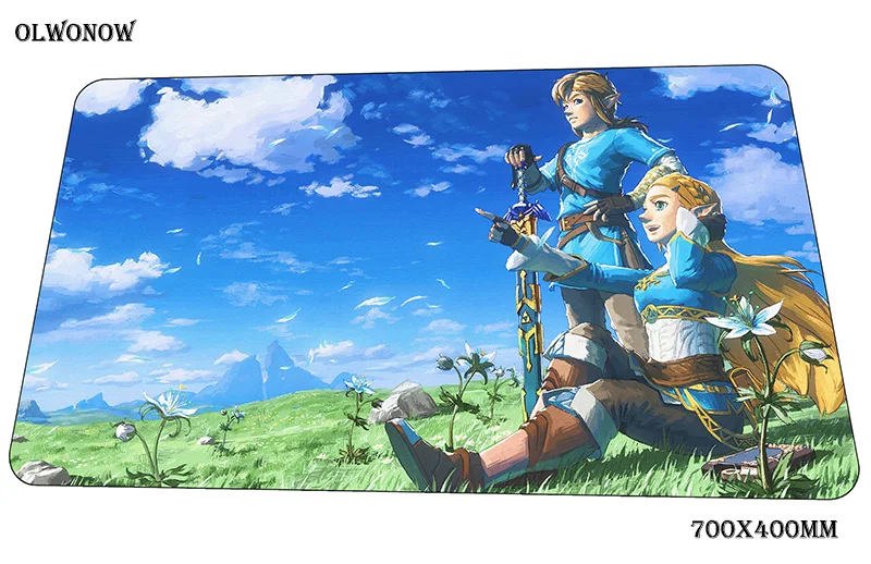 Zelda Коврик для мыши 700x400x3 мм игровой коврик для мыши большой геймерский коврик модный игровой компьютерный стол padmouse клавиатура HD узор игровые коврики