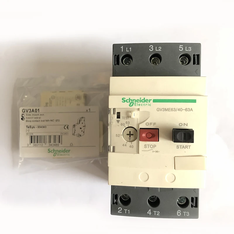 1 шт. не оригинальный автоматический выключатель GV3 ME63 40 63A GV3ME63|circuit breaker|motor circuit