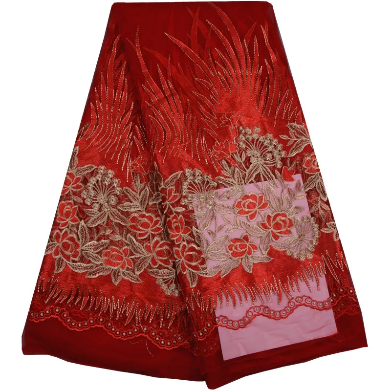 Высокое качество африканская кружевная ткань для свадьбы 2018 вышитые французские