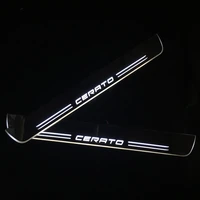 sncn led car scuff plate trim pedal door sill pathway moving welcome light for kia cerato 2009 2011 2012 2013 2014 accessories