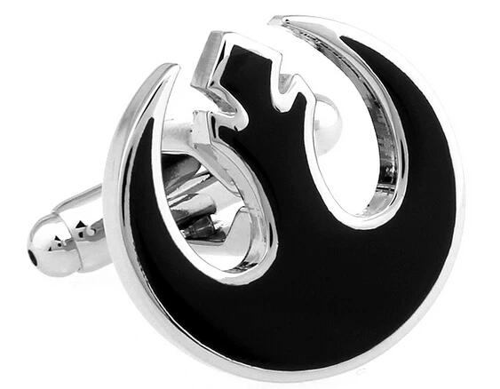 Мужские Запонки iGame качественные черные запонки из латуни с дизайном Rebel