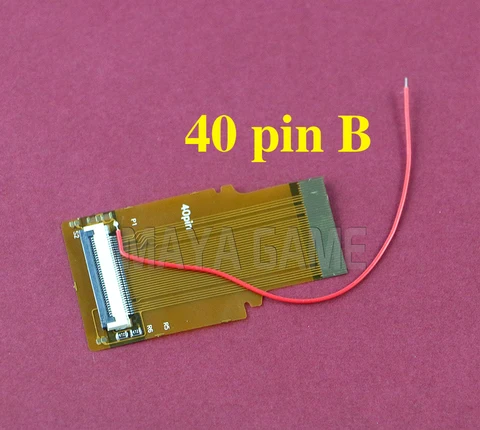 1 шт. OCGAME для Nintendo Game Boy Advance ленточный кабель адаптер с подсветкой 40 PIN B & 32 PIN A AGS 101