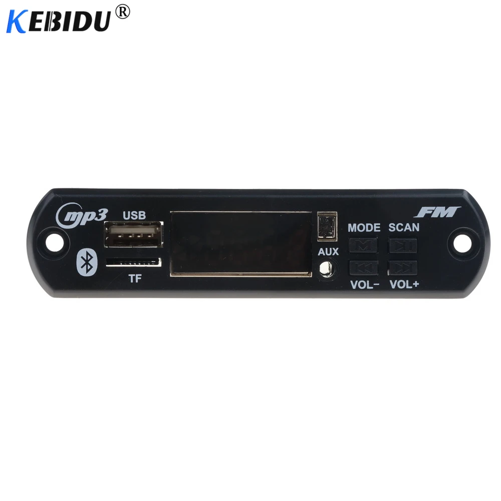 Kebidu 5 В 12 в Bluetooth 0 MP3 WMA WAV декодер плата аудио модуль музыкальный динамик