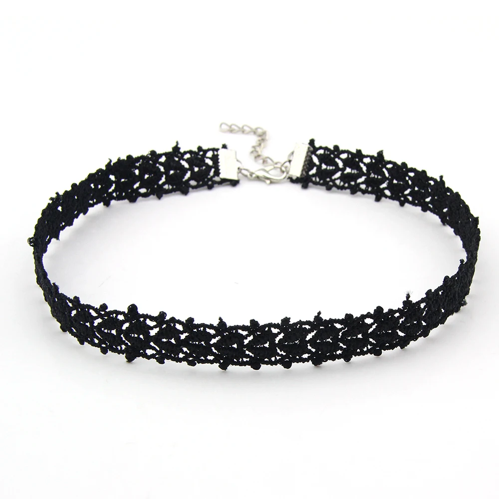 БОКАР Марка Оптовая 6 шт./компл. Модный Черный Кружевной Воротник Готический