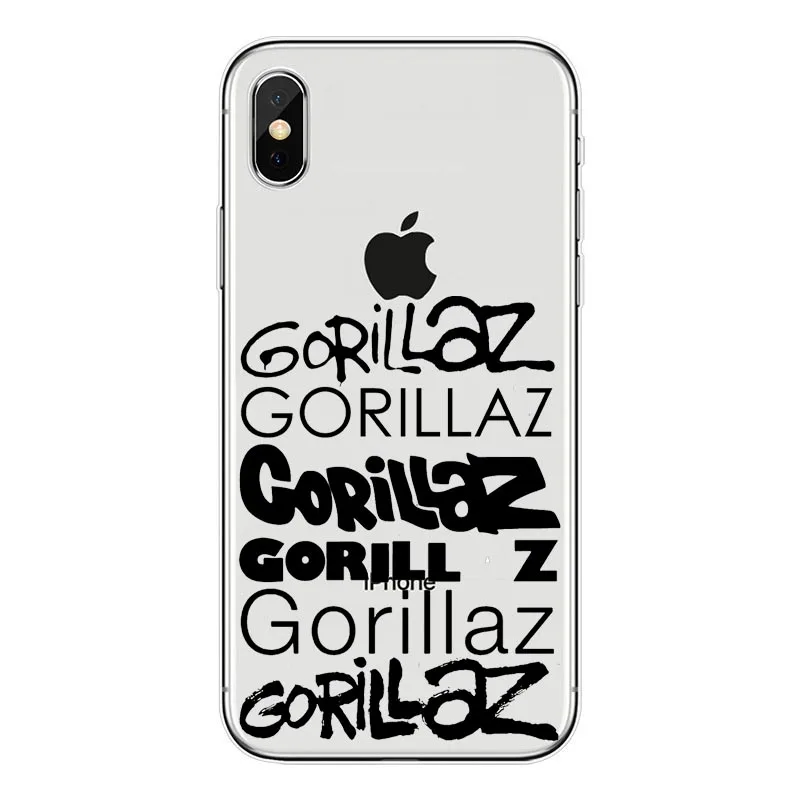 TPU Gorillaz silicone Soft TPU phone case For iPhone5s SE 6 6s plus 7 7plus 8 8plus X XS XR XS Max Cartoon Gorillaz Boat Best Cases - Цвет: TPU