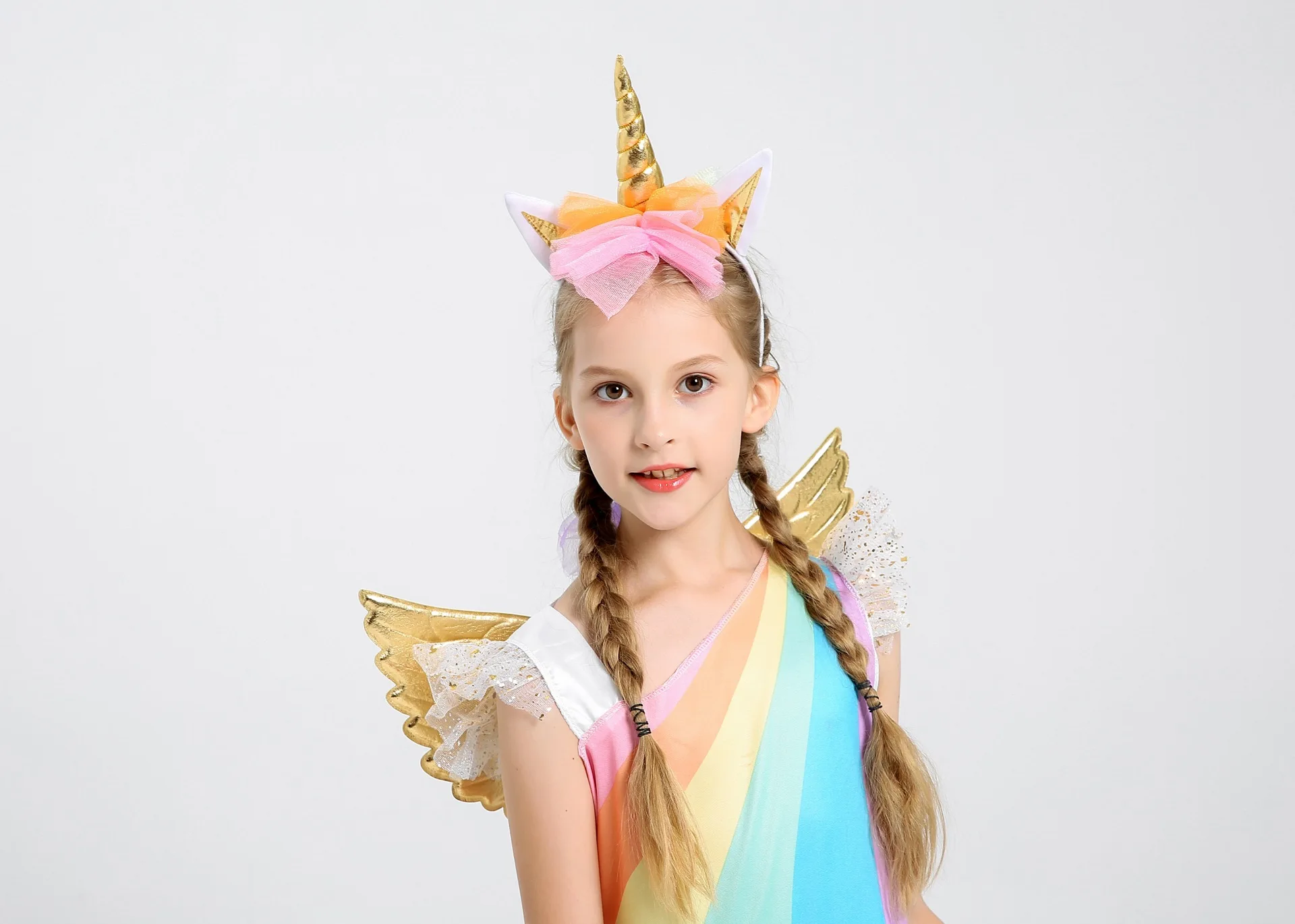 Disney Frozen Fancy Dress for Girls Unicorn Party up Kids Dresses Princess Halloween Carnival Costume Wear | Детская одежда и