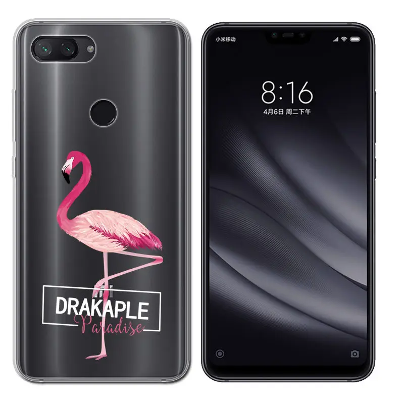 Cute Animal Fundas for Xiaomi Mi8 lite Silocone Case Mi 8 A2 Lite Soft TPU Redmi 4X 6A Note5 Note6 Pro |