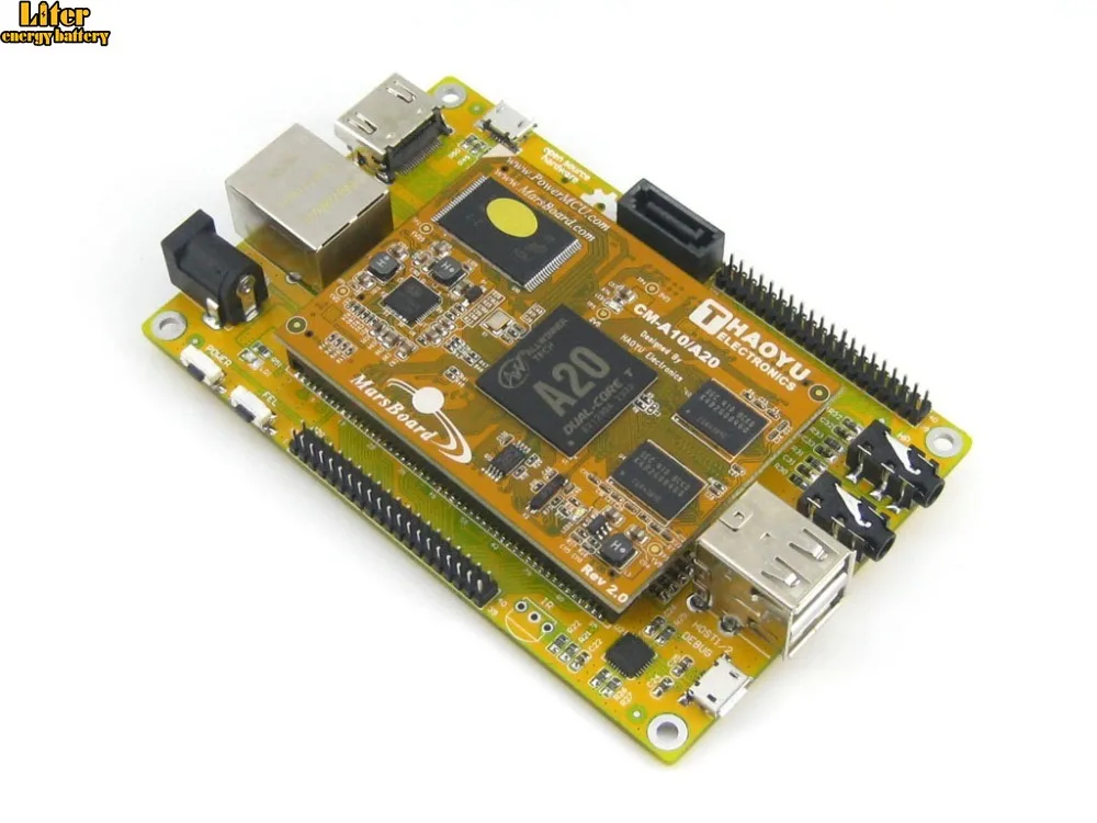 Mars MarsBoard A20 Lite Allwinner ARM Cortex A7 двухъядерный процессор Mali-400 GPU Development Board Kit | Компьютеры