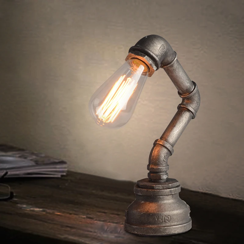 Винтажные индивидуализированные настольные лампы светильник для водопроводной