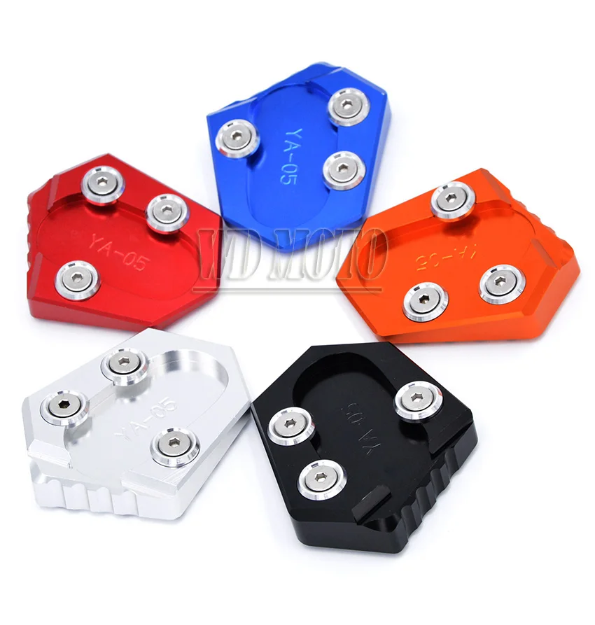 Motorcycle Accessories CNC Side Kickstand Stand Extension Plate For Yamaha MT09 2014 2015 FZ07 | Автомобили и мотоциклы