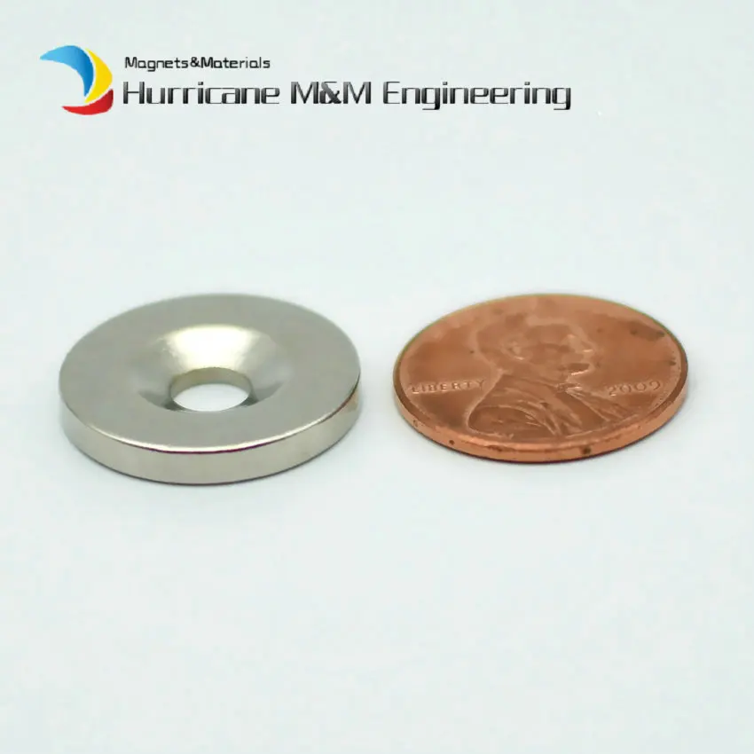 

24-200pcs NdFeB Countersunk Magnet about Diameter 20x3 mm thick M5 Screw Countersunk Hole Neodymium Rare Earth Permanent Magnet