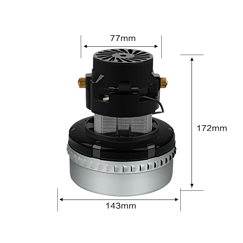 Двигатель для промышленного пылесоса AMETEK Philips Midea Rowenta 220 В 1200 Вт 143 мм 300 г 330 700 800