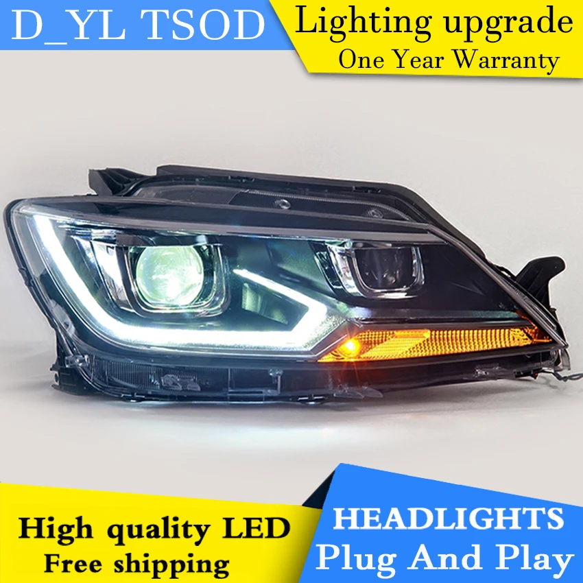 

Car Styling LED Head Lamp for Toyota rav4 headlights 2013-2015 RAV4 led headlight led drl H7 hid Q5 Bi-Xenon Lens low beam