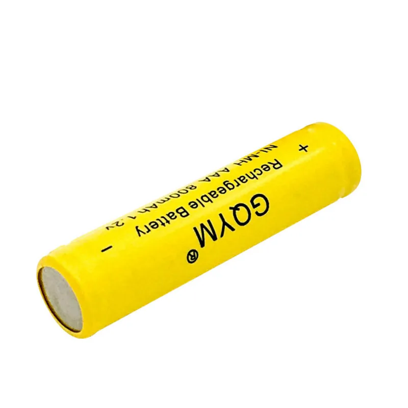 4 шт. AAA 800mAh аккумуляторная батарея желтый NiMH батарея. 1 2 V 3A 800mah 4|Перезаряжаемые