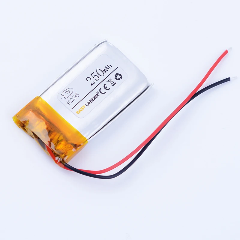3 7 V 250mAh литий-полимерный аккумулятор для GPS PDA MP3 MP4 игровой плеер мышь регистратор