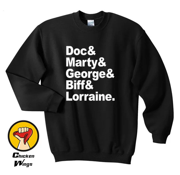 

BACK to the Furture Top Crewneck Sweatshirt Unisex More Colors XS - 2XL