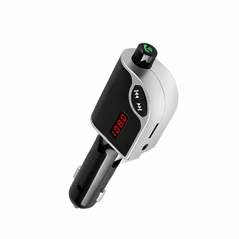 Беспроводной fm передатчик Tancredy Bluetooth автомобильный комплект FM модулятор USB TF