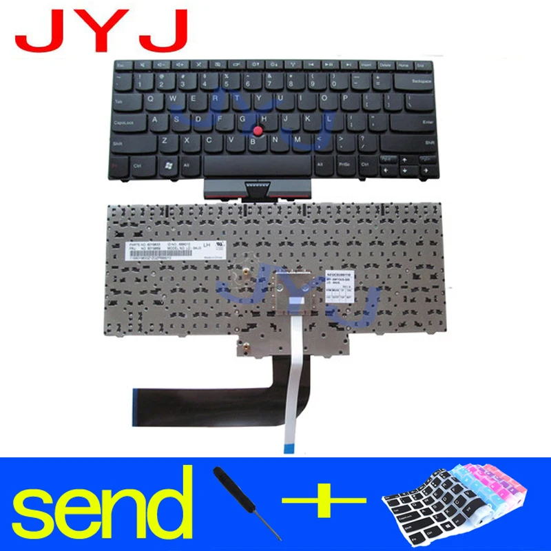 Новая клавиатура для ноутбука Lenovo IBM ThinkPad E40 E50 Edge 14 15 отправляется прозрачная