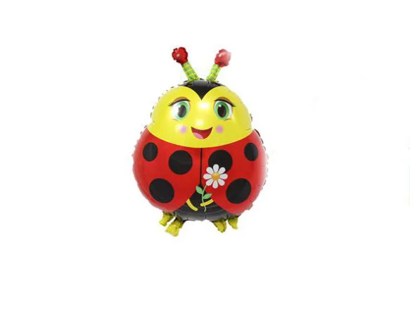 Мини Лягушка Божья коровка Улитка пчела алюминиевый воздушный шар украшения для