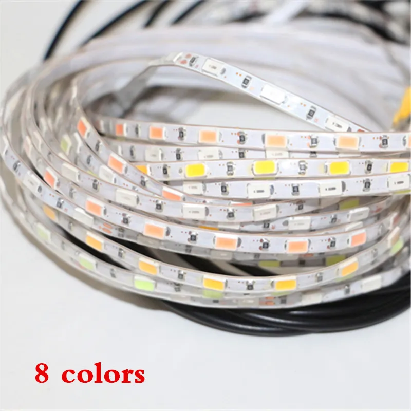 Ультра яркий 5 мм ширина 5630 5730 SMD гибкая светодиодная лента светильник 60