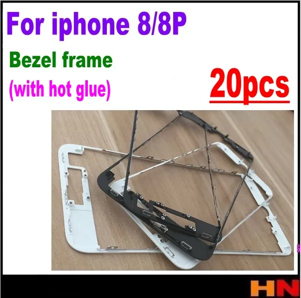 20 шт с клеем оптом для iPhone 8 8p plus 4 7 5 дюймов передняя рамка ЖК средняя | Мобильные