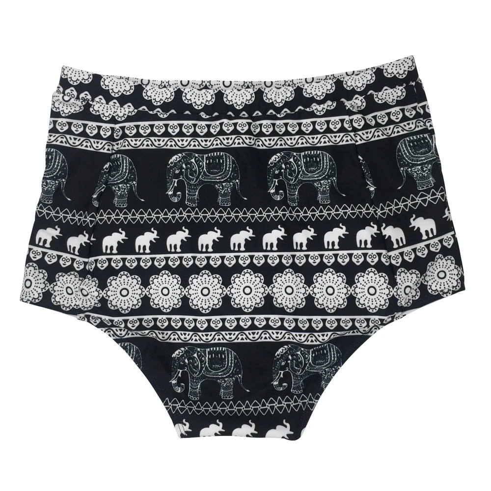 2017 плюс размер купальники женский комплект бикини пуш ап купальник высокая талия