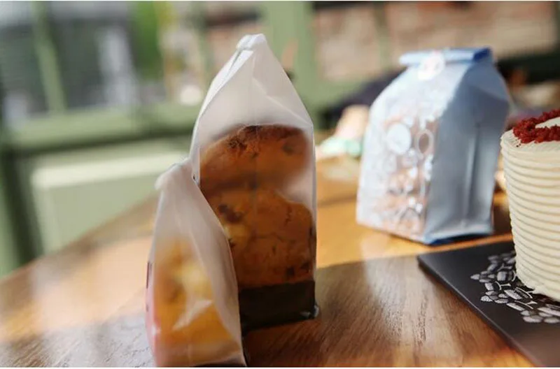 Прекрасный плоский упаковочный пакет 50 шт. милые наклейки в подарок пластиковые