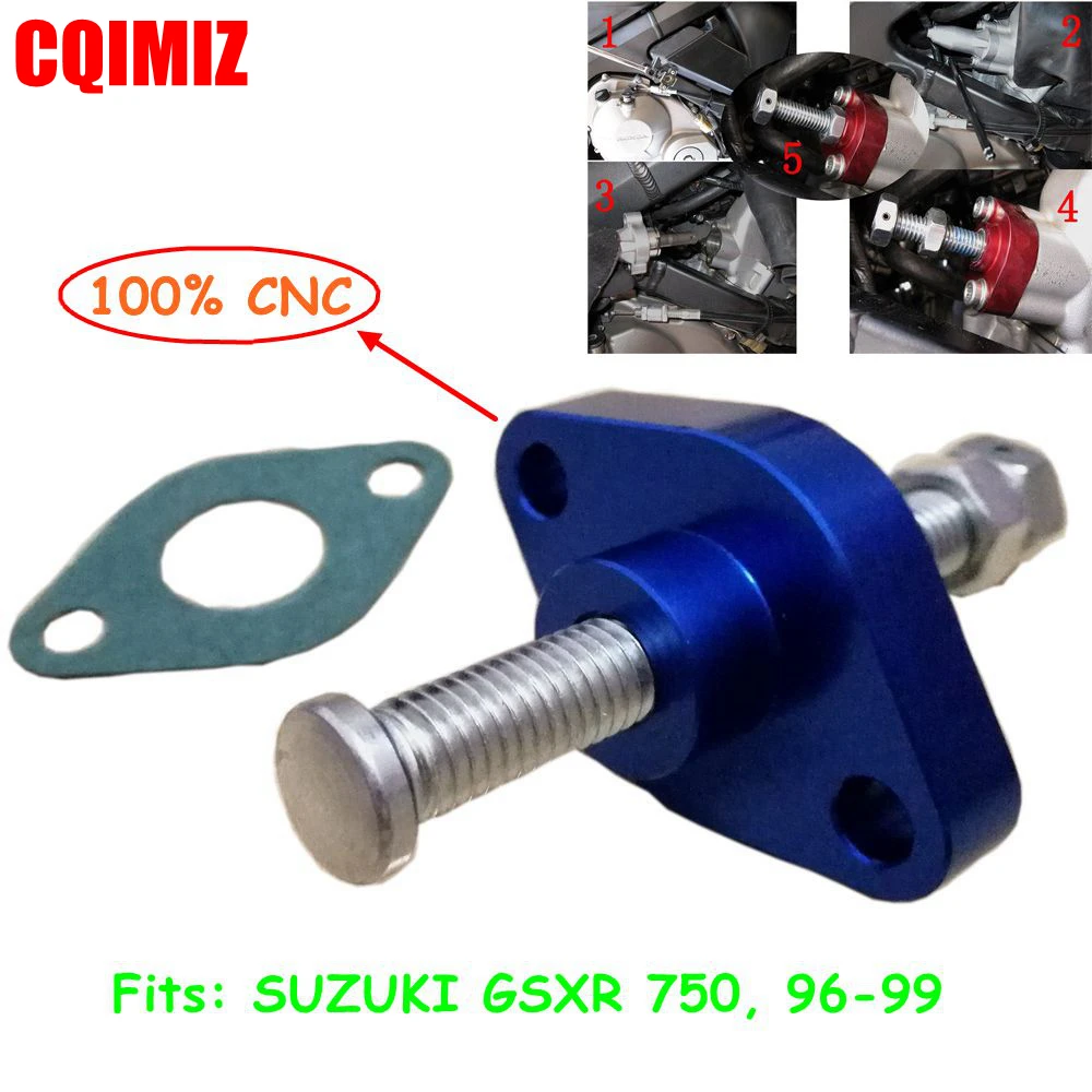 CNC Motorcycle Blue Manual Cam Timing Chain Tensioner For SUZUKI GSXR 750 1996-1999 | Автомобили и мотоциклы