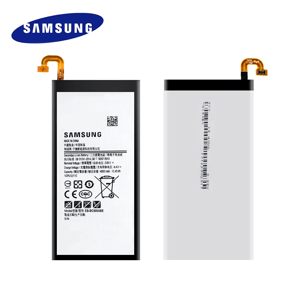 100% Оригинальный запасной аккумулятор для Samsung Galaxy C9 Pro EB BC900ABE C9008 C900F C900Y 4000 мАч +