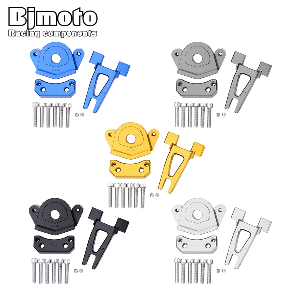 

BJMOTO For Yamaha YZF R3 R25 2014-2017 Motorcycle CNC Aluminum Steering Damper with Mounting Bracket Kit
