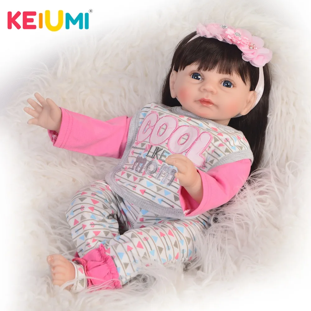 KEIUMI 22 ''силиконовые виниловые куклы новорожденные младенцы Реалистичная