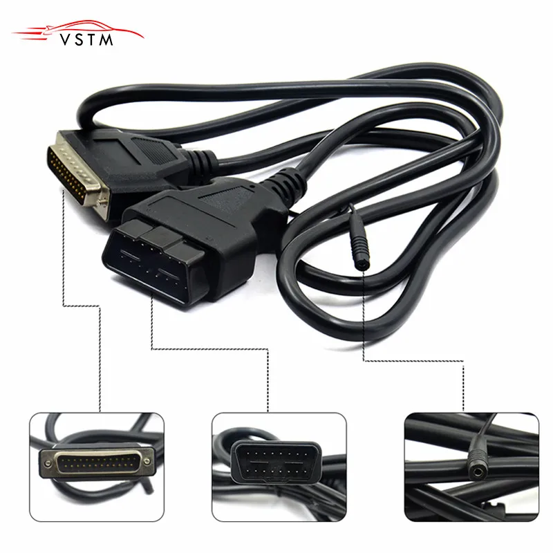 Высокое качество V2 OBD2 разъем Основной Тестовый Кабель для менеджер Тюнинг