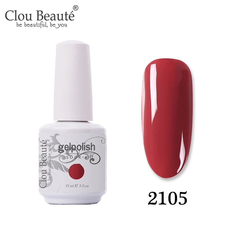 2105 Clou Beaute Новое поступление праймер гель лак УФ гель лак коралловый телесный красный розовый УФ гель лак для ногтей Гибридный маникюрный гель для ногтей лак - Цвет: 2105